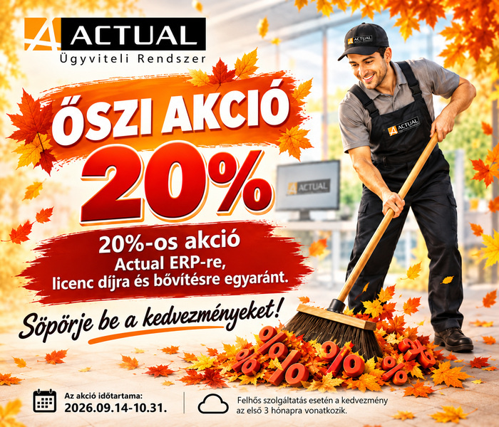 ACTUAL őszi akció