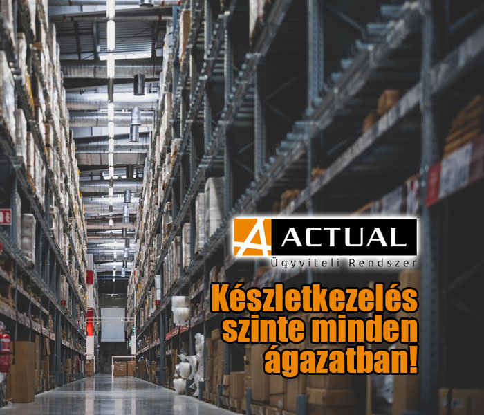 Készletkezelés szinte minden ágazatban!