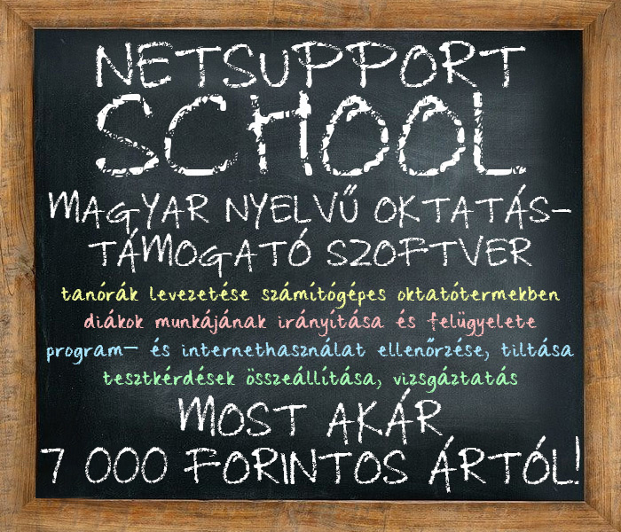 NetSupport School - most akár 7 000 forinttól!