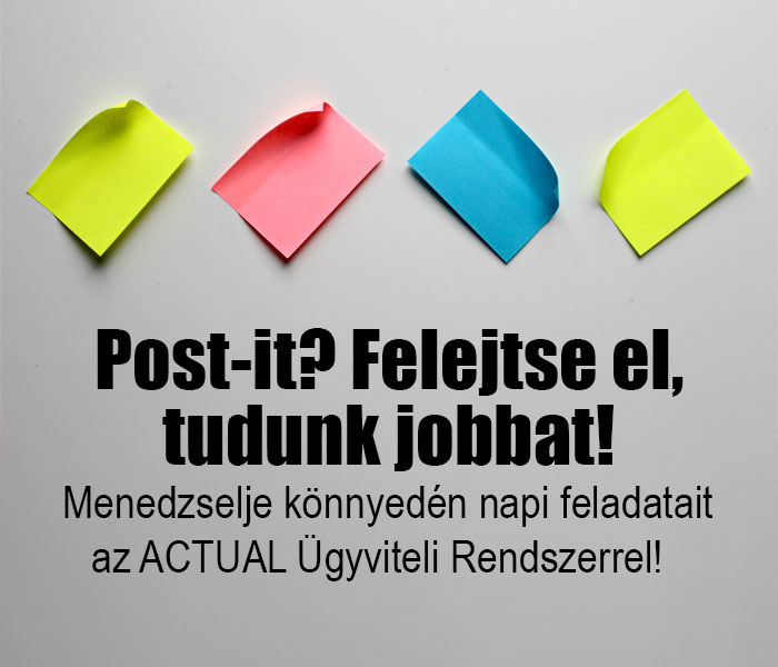 Post-it? Felejtse el, tudunk jobbat!
